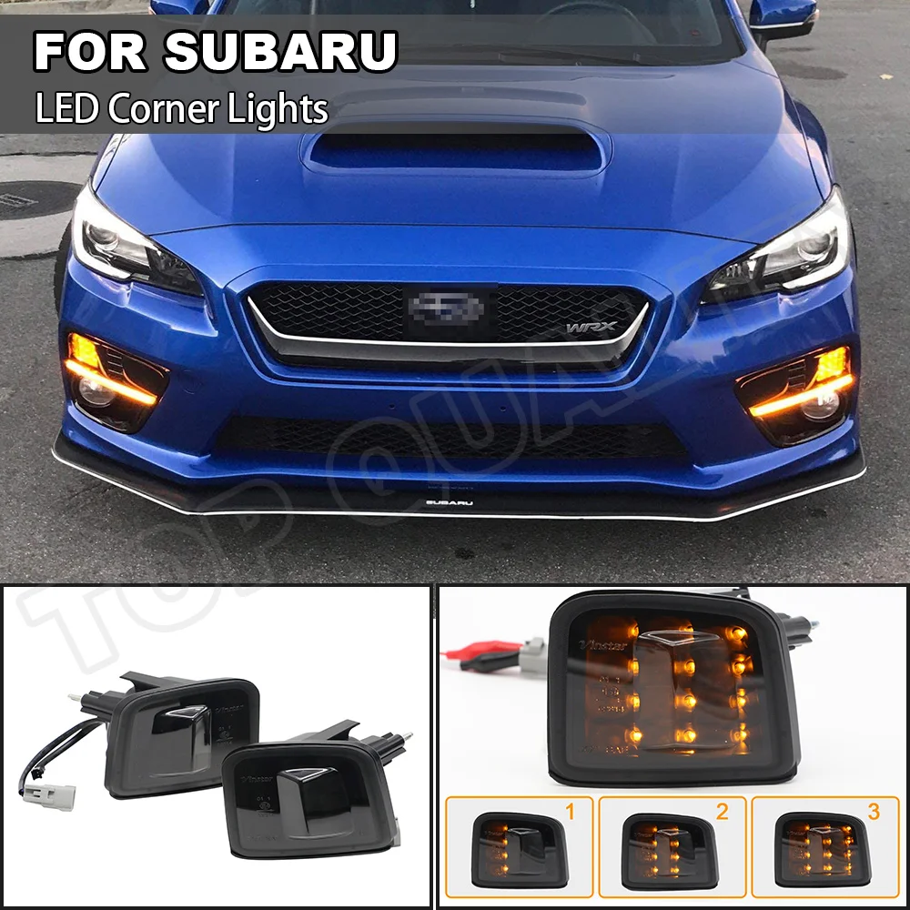 Автомобильный светодиодный указатель поворота угловые светильники для Subaru WRX Turbo