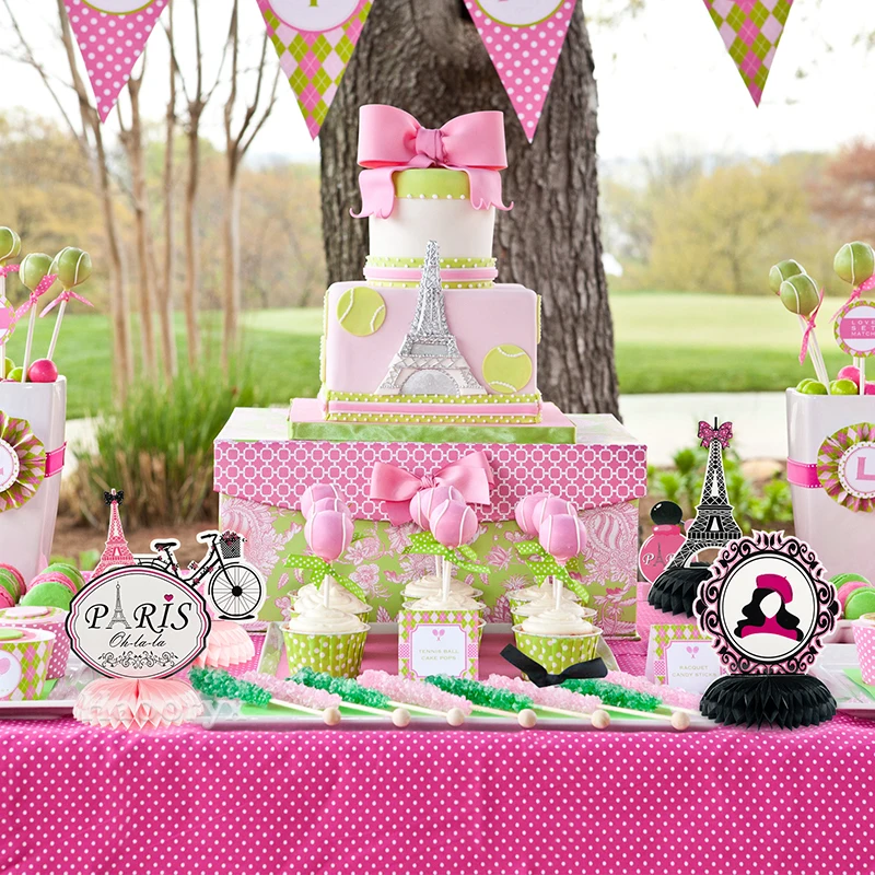 Eiffel Tower Party Favor Centerpieces