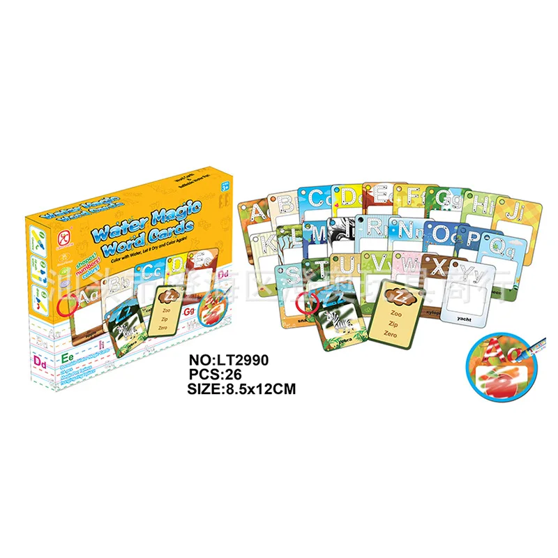 

Water Write Card Children Early Childhood Educational Sketchpad Kindergarten Environmental Protection Card Magic English Water P