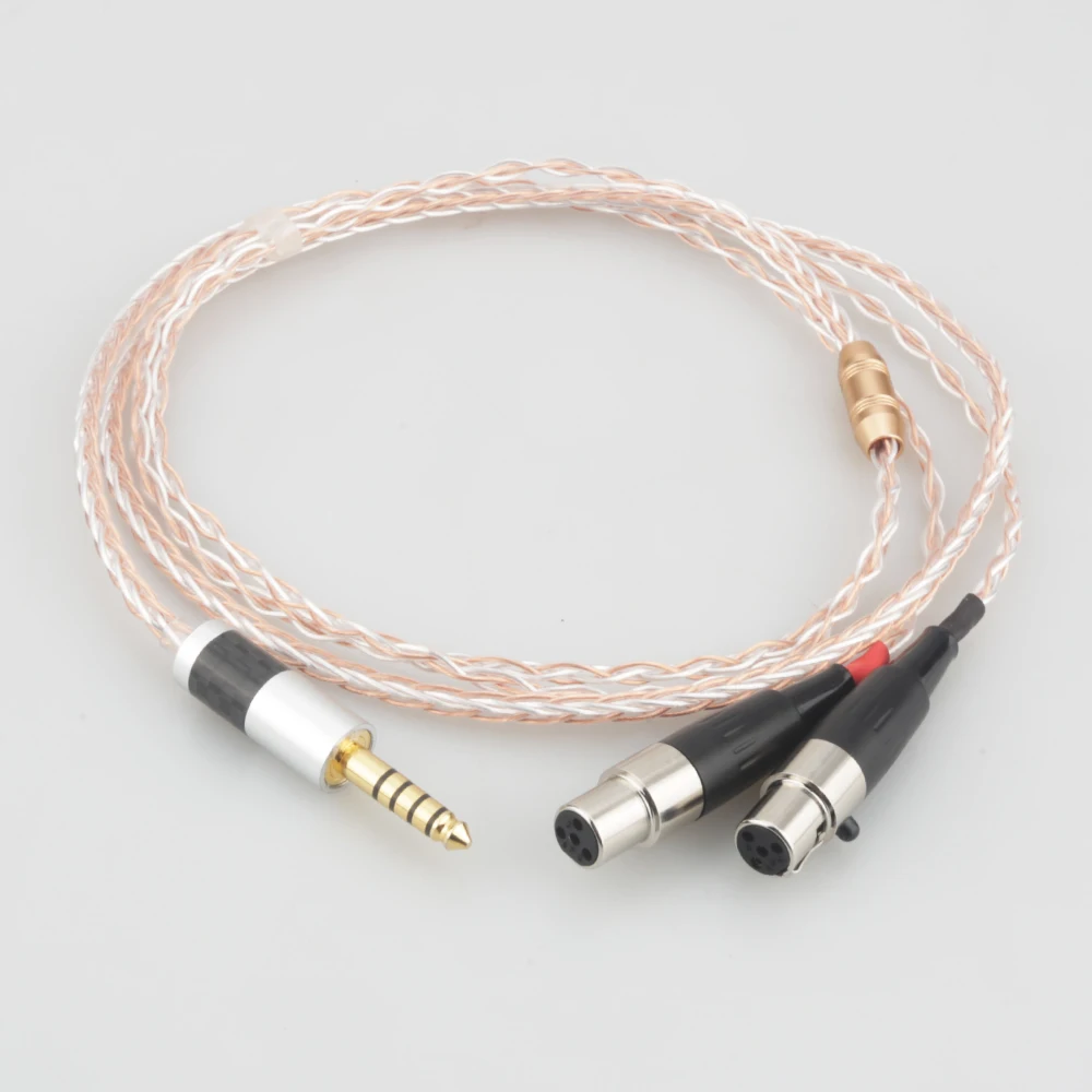 4 4MM Balanced HiFi Headphone Cable For Audeze LCD 2 LCD 3 LCD 4 LCD X LCD XC Headphone and for Astell Kern AK240 AK380