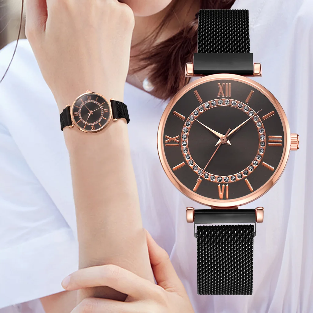 

Rose Gold Luxury Brand Alloy Women Quartz Watches Smiple Ladies Dress Party Brecelet Wrist Watch Gifts for Women Relojes Mujer