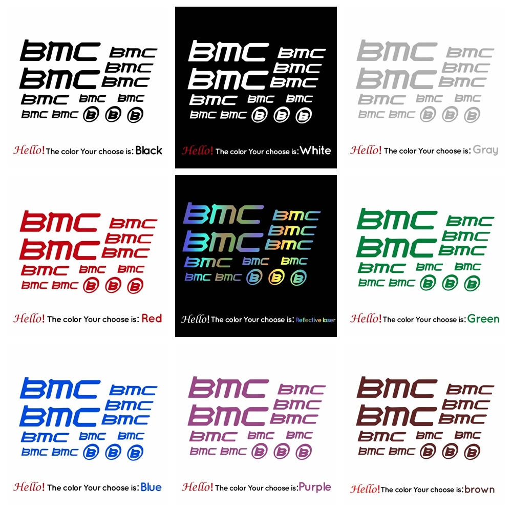 3 комплекта велосипедных аксессуаров BMC наклейка на раму для горного велосипеда