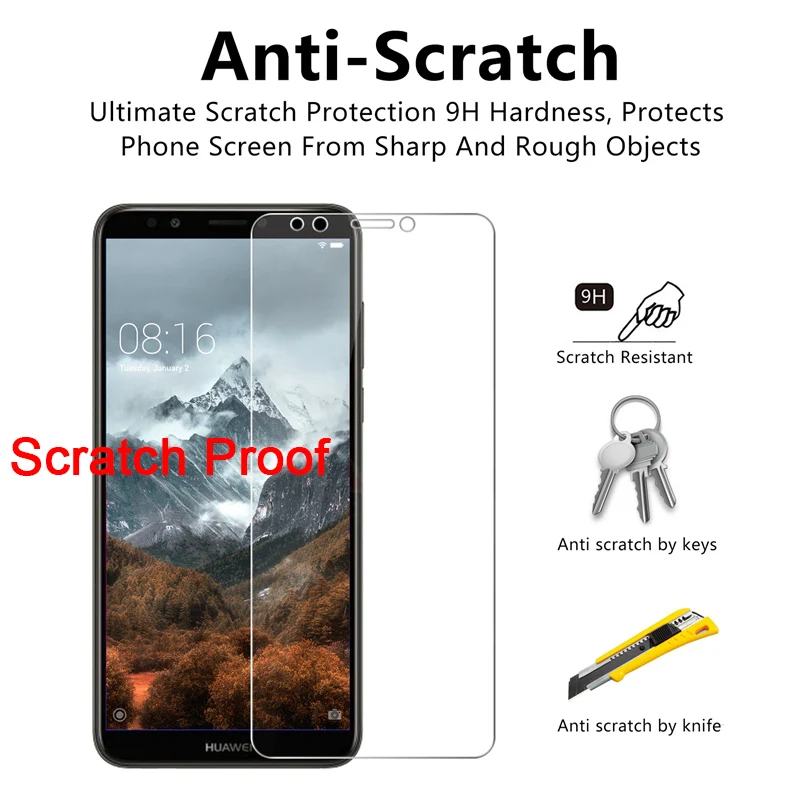 Взрывозащищенное HD защитное стекло 9H для huawei mate 20 Lite 10 Pro 9 8 7 закаленное защитное стекло для экрана huawei mate S