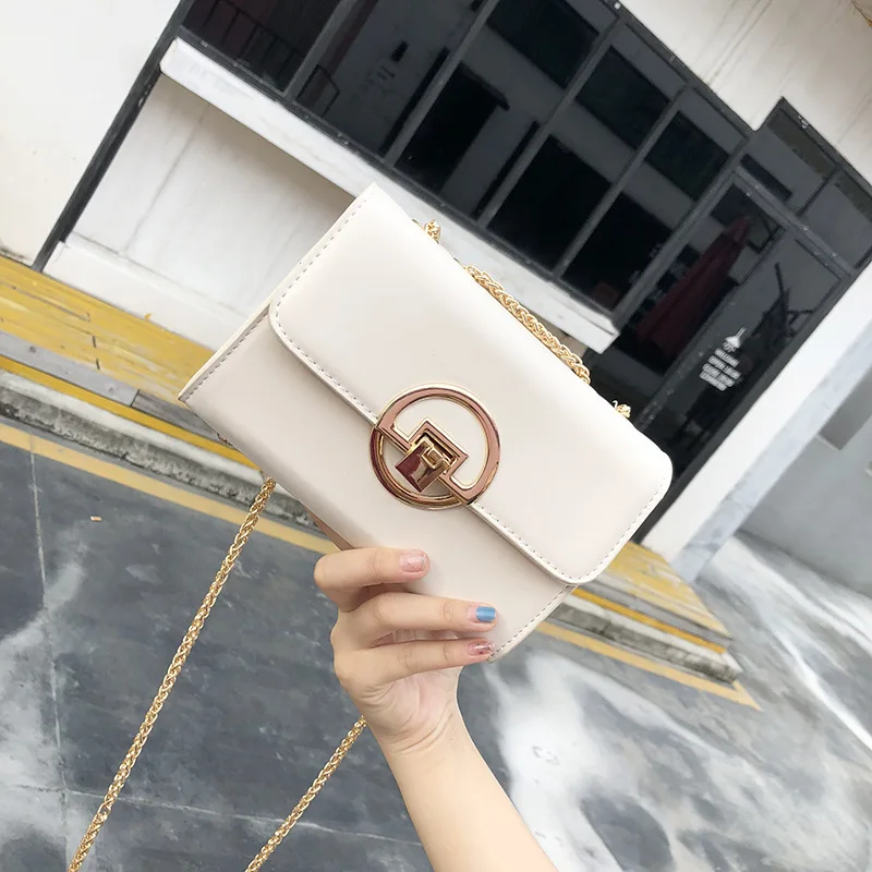 

Fashion Small Bag Women's 2019 New Style Korean-style Simple Versatile Bag with Chain Shoulder Cross-body WOMEN'S Bag a Generati