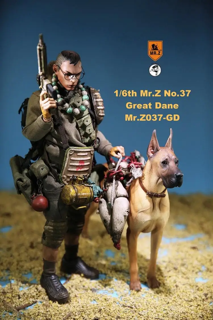 1/6 масштаб Коллекционная модель собаки любимчика Mr. Z MRZ037 немецкий Great Dane(все 6 цветов) для 12 дюймов фигурка