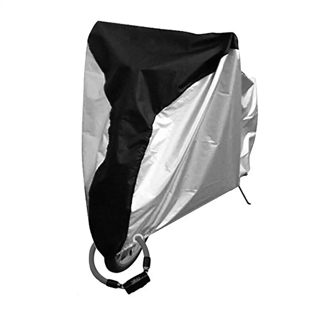 L Black And Silver Горячая 190T нейлон водонепроницаемый велосипед/велосипед Скутер крышка от дождя снега пыли УФ протектор Водонепроницаемый Открытый MVI-ing - Цвет: L Black And Silver