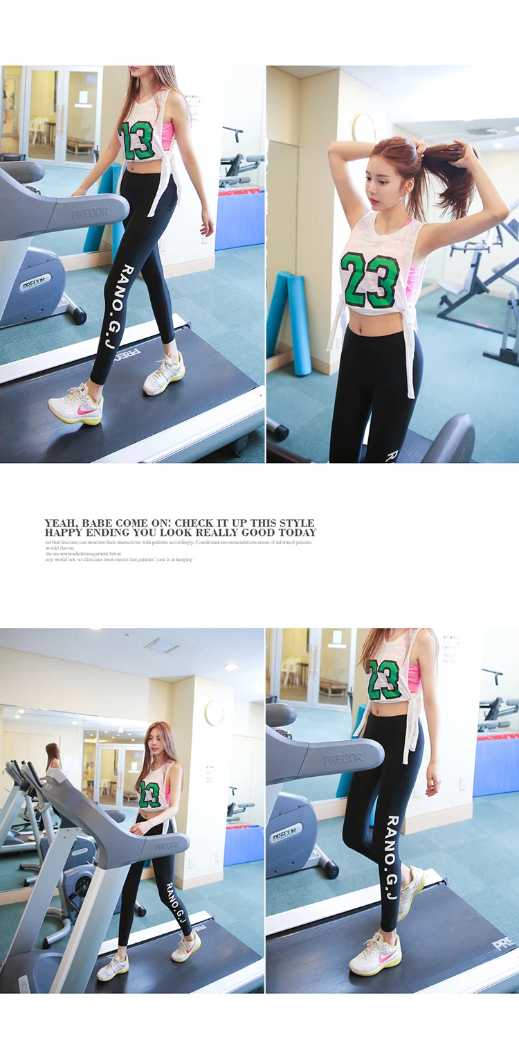 Female Black Pants Fitness Summer Tight Elasticity Quick-Dry Capri Pants Yoga Slimming Running Training Athletic Pants Thin