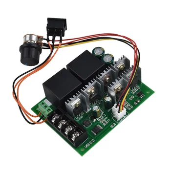 

1 Pcs Potentiometer Speed Controller Adjustable Parts Industrial Small Switch device Support DC10V~50V Brush Motor
