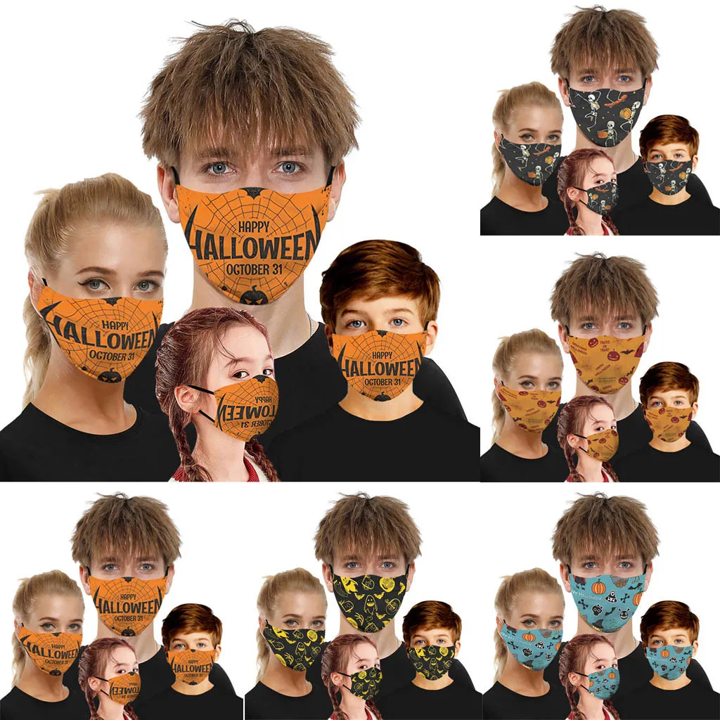 Facemask для взрослых детей моющаяся маска с принтом семейный набор фильтров можно