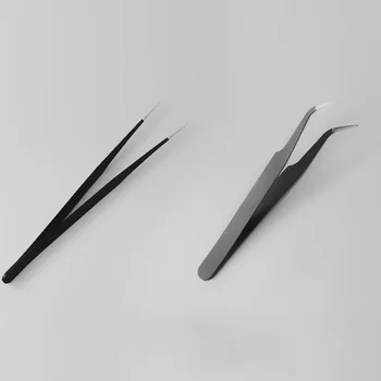 

Lubricating Tweezers Anti-static Mechanical Keyboard Tweezers Curved Straight Tips Precision Electronic Components Welding