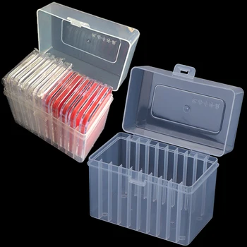 

1pc Portable Transparent Storage Box money Cases Capsules Holder Clear Scratch Resistance Applied 11cm*9cm*6cm New