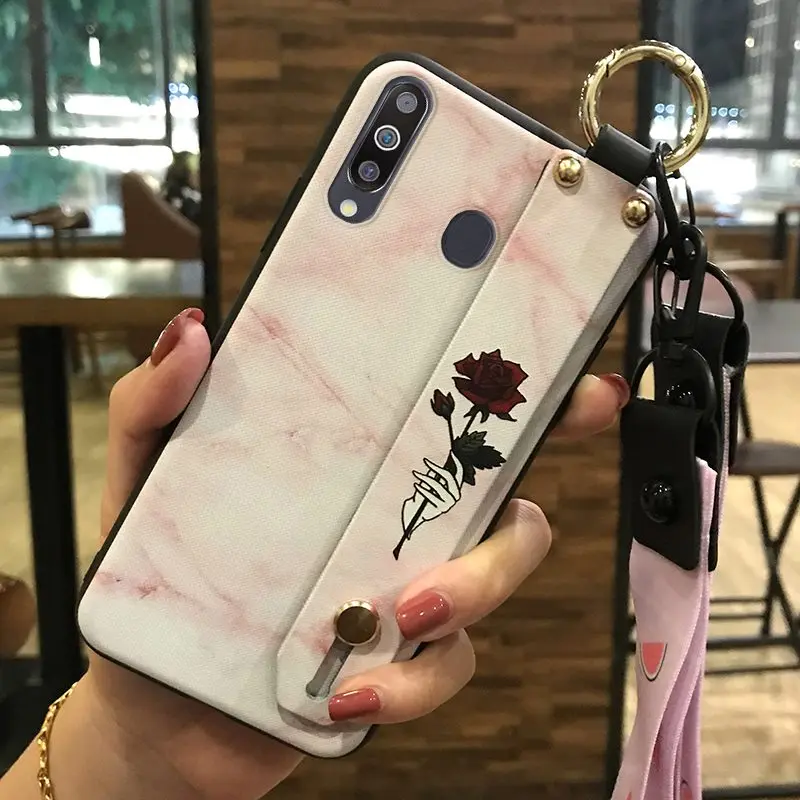 Чехол для телефона с ремешком Samsung Galaxy A8s 6 4 дюйма держатель серия тонкий