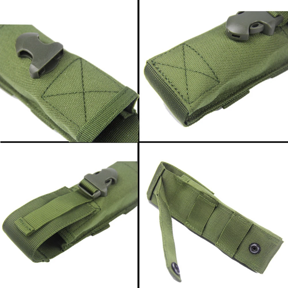 

1pc Flashlight bag Molle Holster Bag Case Waterproof 1000D Nylon Storage
