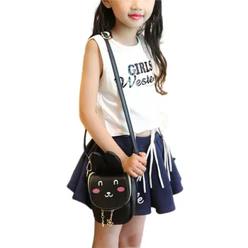 

Cute Kids Shoulder Bags Child Long Eared Rabbit Two-way Flower Zipper Adjustable Shoulder Strap Cartoon Cute Girl Mini Backpack
