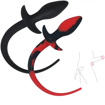 Puppy Play Dog Hood Mask Bdsm Bondage Leather Men's Chest Harness Strap Dog Tail Plug Neck Collar Fetish Dog Role Play Sex Toys 4