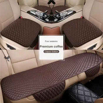 

GISAEV Anti-Slip And Binding-Free Car Seat Cushion Backrest-Free All Seasons Ventilated Protective Pad For Automobile Seat Cover