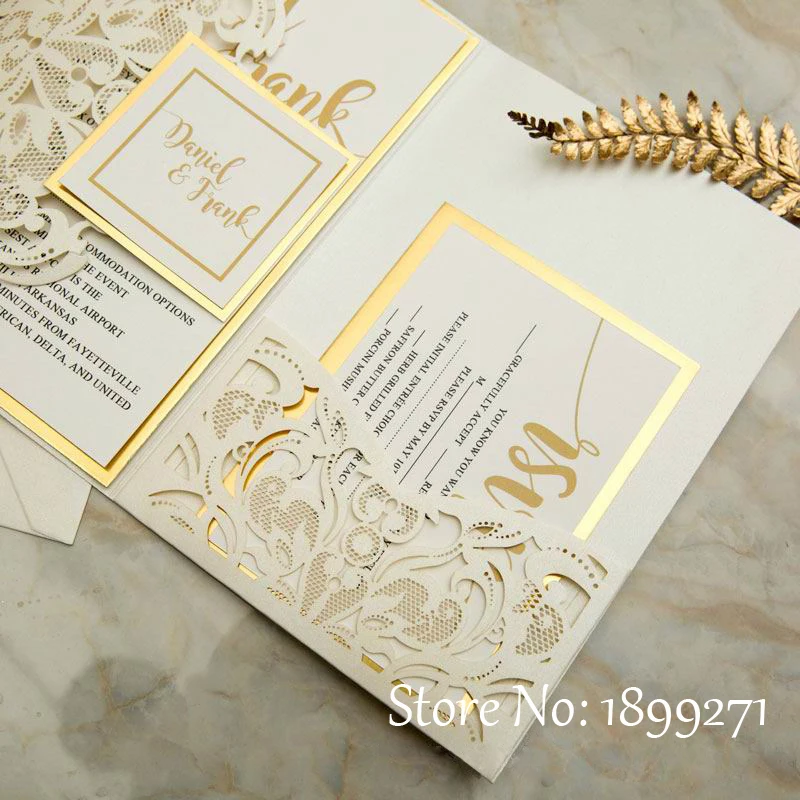 1 шт Заказные свадебные подарочные открытки оптом лазерная резка приглашения свадебные открытки свадебное сообщение для невесты жениха