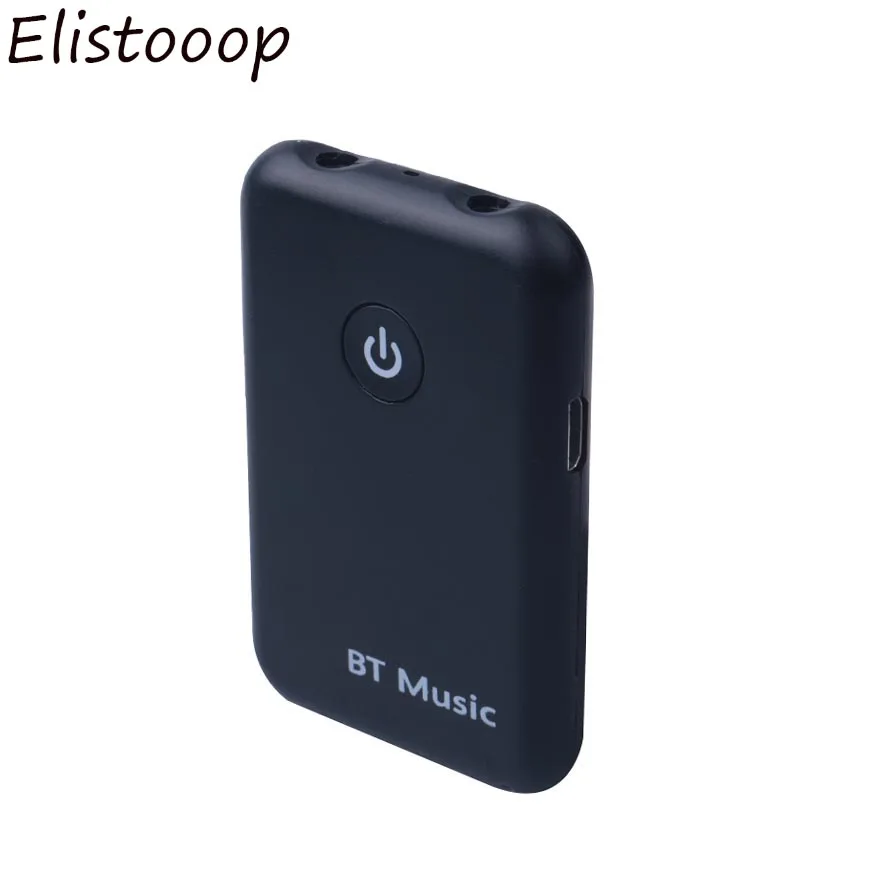 2 в 1 Передача получить беспроводной Bluetooth 4,2 AUX адаптер 3,5 мм аудио для автомобильных наушников дома ТВ MP3 PC - Цвет: Черный