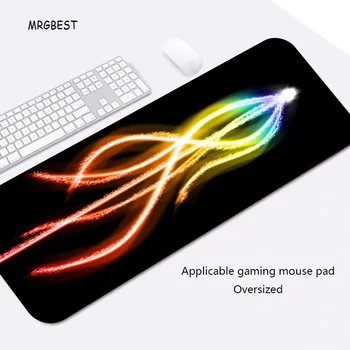 

MRGBEST Large Office Computer Desk Mat In Stock Locking Edge with Creative colorful Picture Thermal Transfer pads for PC Gamer