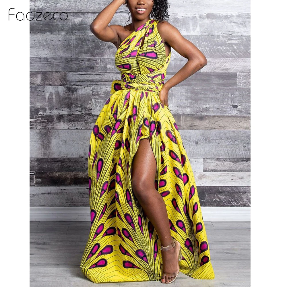 Fadzeco модное эластичное Макси платье новое длинное платье африканские платья для женщин Bazin Riche одежда Vestidos Dashiki вечерние платья