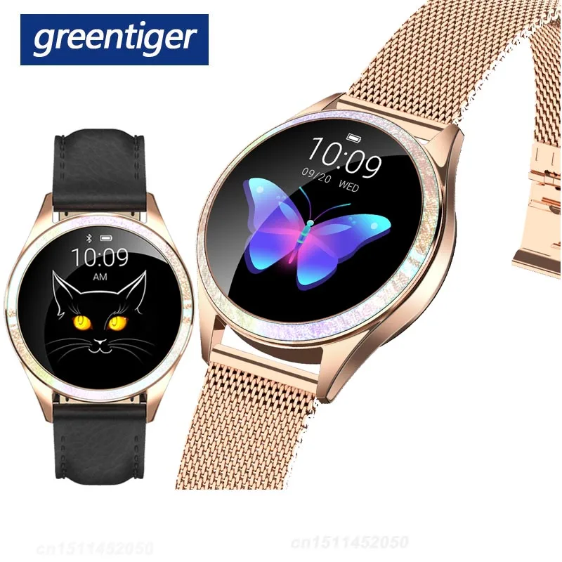 

Greentiger KW20 Smart Watch Women Heart Rate Monitor IP68 Waterproof Fitness Tracker Female sport Smartwatch VS H2 H8 KW10