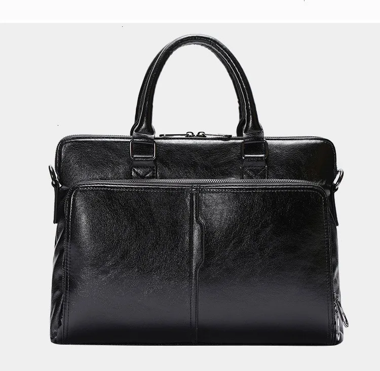 Для мужчин ноутбук портфель, плечевая сумка кожаная сумка через плечо Бизнес, мужские дорожные сумки из натуральной кожи Bolsa Bolso Hombre Homme