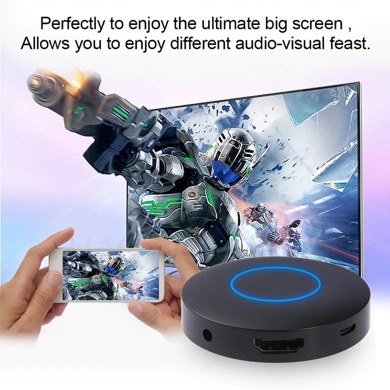 AllShare литой DLNA Miracast Airplay экран зеркальное HD ТВ ключ HDMI Палка беспроводной Wifi