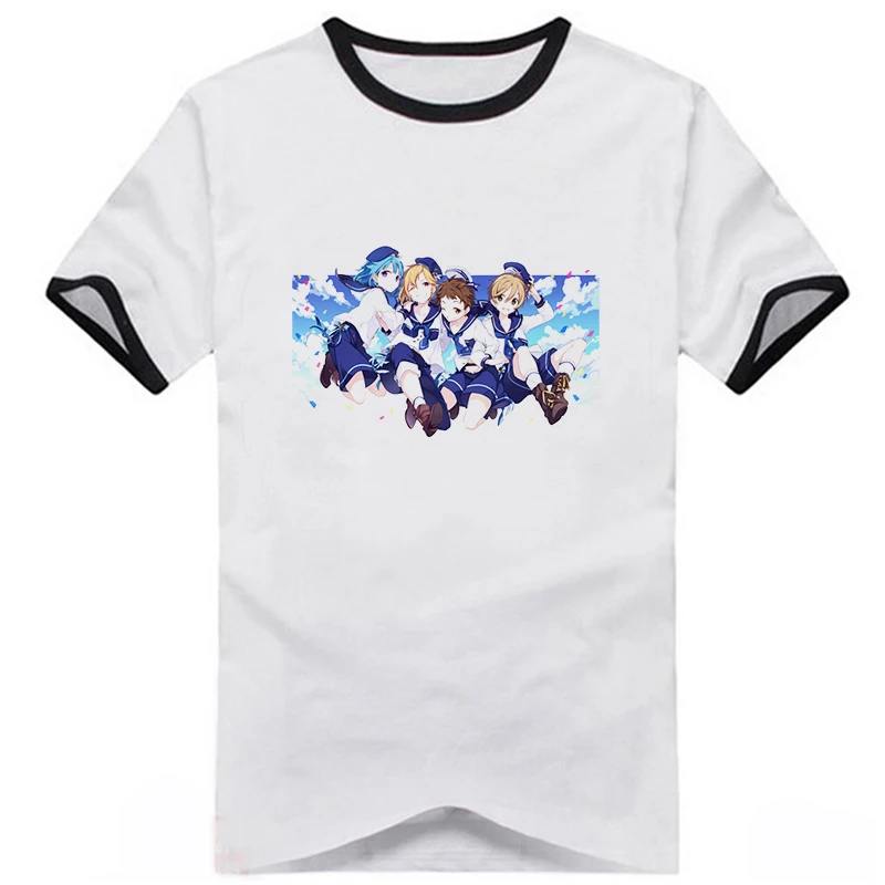 27 Новая футболка со звездами из аниме Trickstar Fine knights 2wink Switch team Мужская и Женская Повседневная футболка с коротким рукавом и принтом - Color: 27