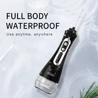 SEAGO nowy irygator doustny przenośna nić dentystyczna USB akumulator 3 tryby IPX7 200ML woda do czyszczenie zębów SG833 4