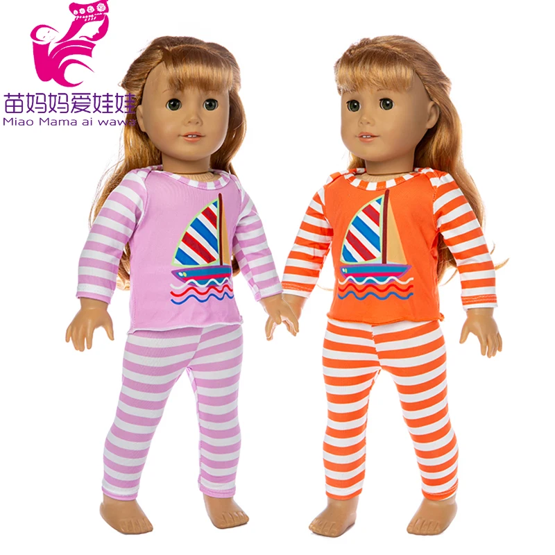 18 дюймов американская Кукла Одежда Набор для новорожденных кукла брюки одежда 1" девушка кукла пальто