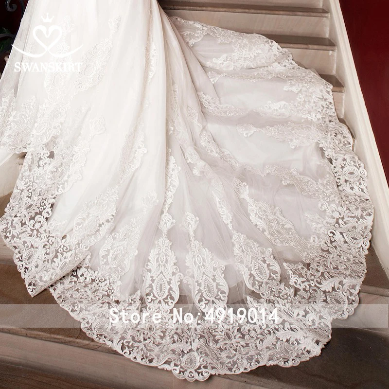 Милое Свадебное платье с аппликацией, новинка, шикарная юбка с открытыми плечами, а-силуэт, тюркское свадебное платье размера плюс, Vestido de noiva FY02
