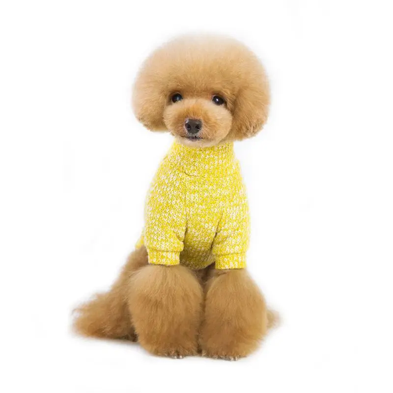 2Warm Winter Dog Sweater with Pocket High Collar Cloth for Winter and Autumn Puppy Cloth 1 2Warm Winter Dog Sweater with Pocket High Collar Cloth for Winter and Autumn Puppy Cloth 3