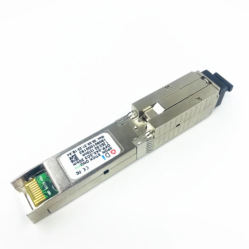XPON SFP ONU палка с MAC SC разъем 1490/1,244 нм DDM EPON/GPON(2,55 Гбит/1,25 г) 802.3ah pon модуль 2,5/г Совместимость с