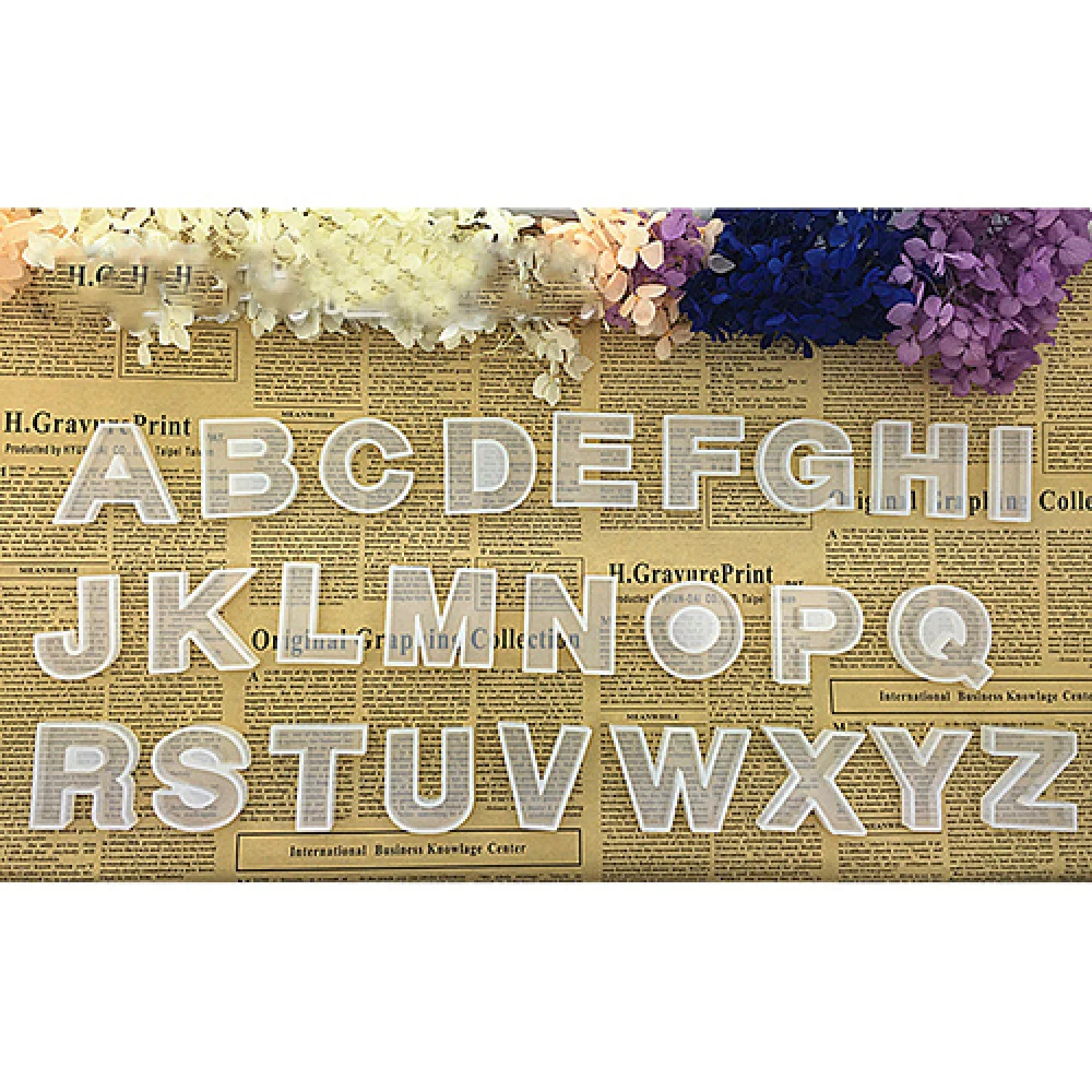 

1pc Alphabet DIY Silicone Molds Letter A~Z Resin Mold Epoxy Resin Crafts Making Tool wholesale