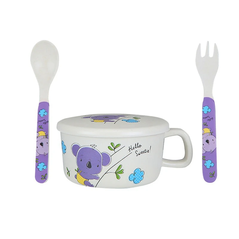 Детские столовые приборы Ложка для кормления детская посуда миска для еды обучающая посуда служебная табличка/поднос присоска для ребенка