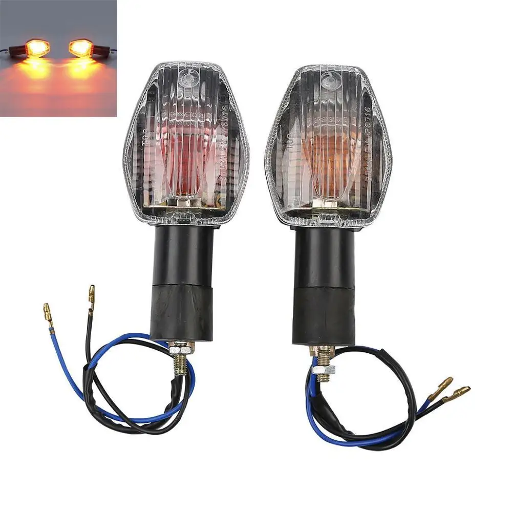 

Motorcycle Clear/Orange/Smoke Turn Signal Indicator Blinker Amber Light For Honda CBR600 F4i 2001-2006 02 03 04 05