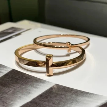 

S925 Sterling Silver Letter 0ne Series Bracelets Bangles New Fashion Design for Women Party Birthday Anniversary Jewelry Gifts