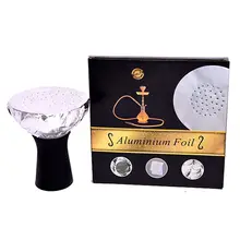 50 шт./упак. Shisha специальная алюминиевая фольга с отверстием кальян Sheesha чаша 0,03 мм R7RC
