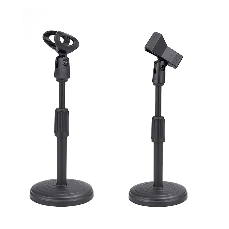 Minisoporte plegable para micrófono de escritorio, soporte ajustable para micrófono