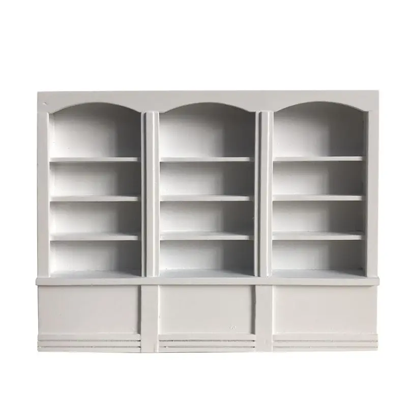 

1:12 Dollhouse Red Bookshelf Miniature Bookcase Furniture Decorative Accessories R9UE
