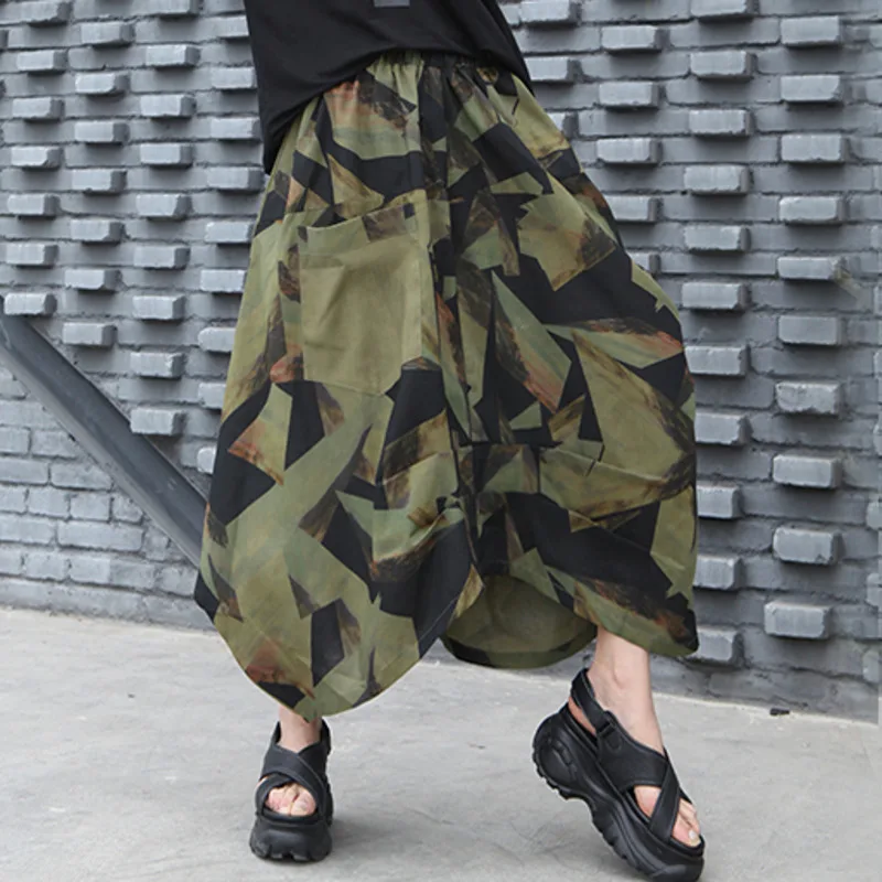 

XUXI Irregular Half Body Skirt A- Line Women High Waist Medium And Long Size Flavor Slim Fashion Skirt Women's Summer FZ1732