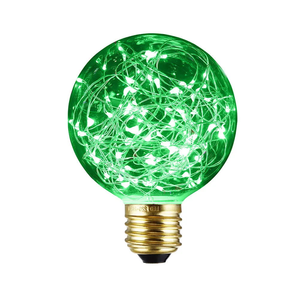 E27 G95 1.6W Vintage Edison Bulb Starry 50-LED Lamp Starry Style Bar Light