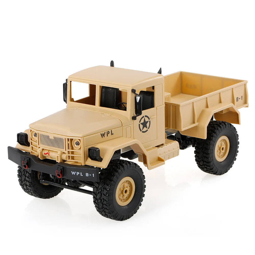 

B-1 1/16 2.4G 4WD Off-Road RC Militar Car Truck Rock Crawler Army Car COOL Remote Control RC Car