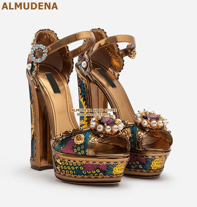 DG粗跟水台钉珠凉鞋 (9)