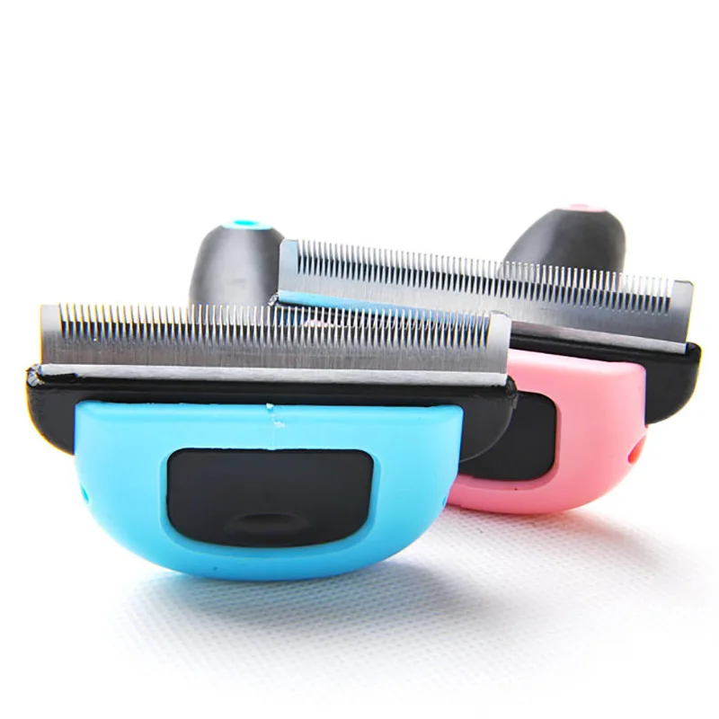 Pet Cat Grooming Furmins Comb For Cats Animals Hair Remover Brush Stainless Steel one Key Clean For Cat Trimmer Dog Comb Supply Pet Cat Grooming Furmins Comb For Cats Animals Hair Remover Brush Stainless Steel one Key Clean For Cat Trimmer Dog Comb Supply