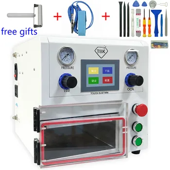 

14 inch OCA touch screen control Lamination Machine for fat curved tablet PAD LCD screens with universal curve screen laminate