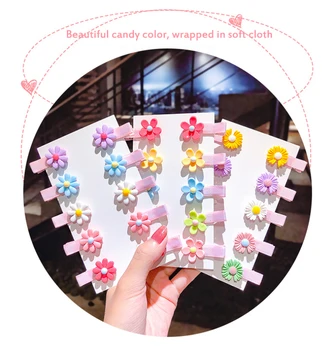 

10pcs Children Cute Color Hairclip Head Jewelry Clip Hair Accessories Baby Clip Cute Fashion Baby Hairpin Hair Styling Tools