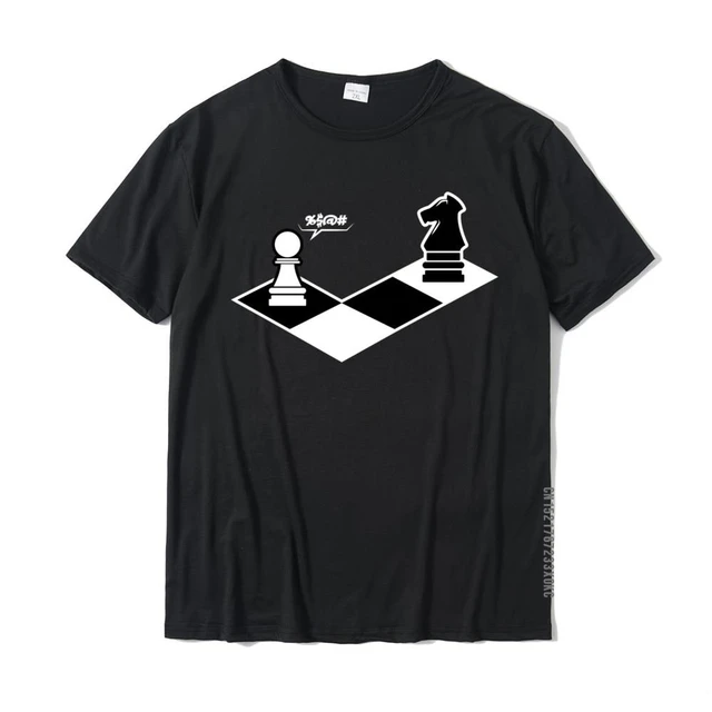 Camiseta xadrez retrô, camiseta masculina com design de ideia de desenho,  vintage, jogo de xadrez - AliExpress