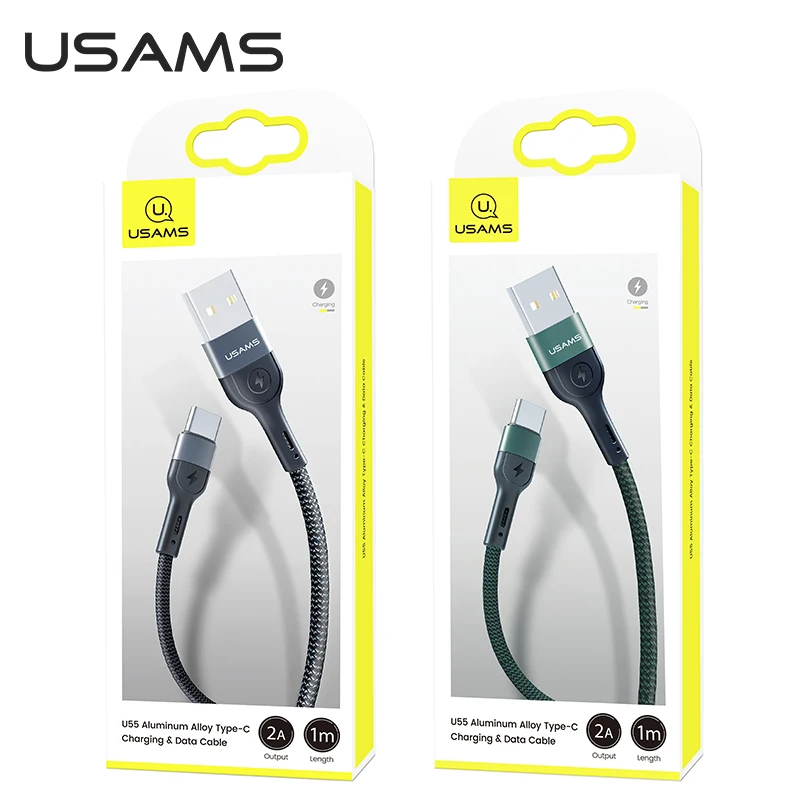 USAMS Type C зарядный кабель для телефона Usb Huawei Mate 30 P30 P20 Xiaomi Samsung Galaxy c передачи