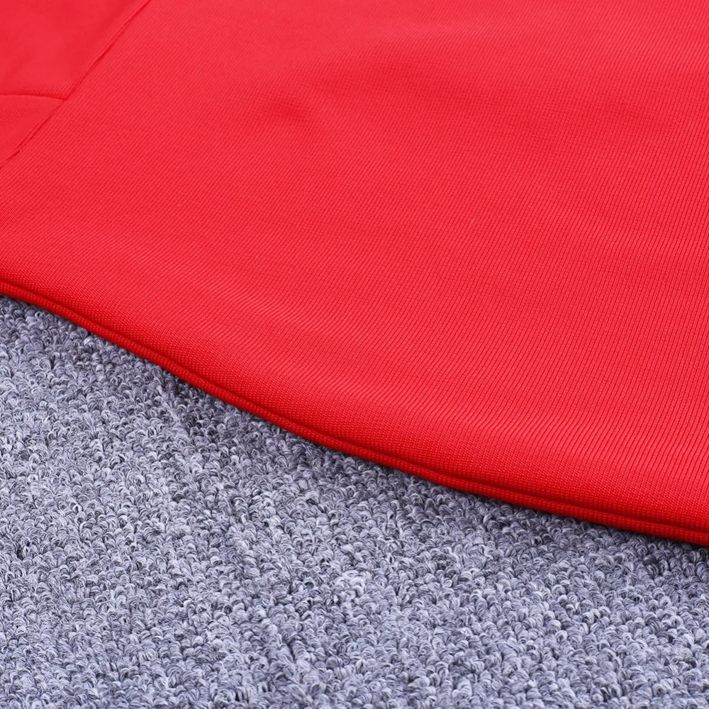 Maketina летний Высокое качество Красный V образным вырезом Бандажное платье с коротким цельнокроеным рукавом мини-повязка летнее платье с пайетками вечерние Бандажное платье